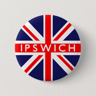 Ipswich : British Flag 2 Inch Round Button