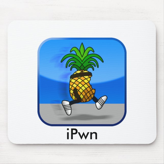 iPwn jailbreak pineapple Mouse Pad (Front)