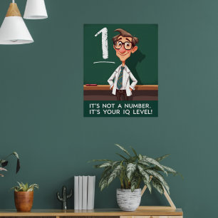 IQ Level Sarcastic Poster
