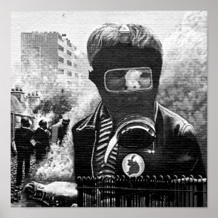 IRA Mural, Derry Poster