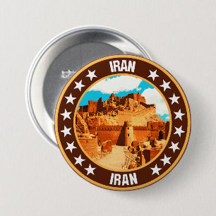 Iran 3 inch round button