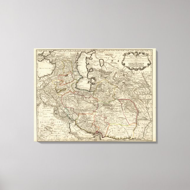 Iran, Afghanistan, Pakistan Canvas Print (Front)