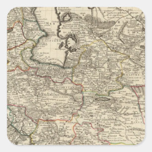 Iran, Afghanistan, Pakistan Square Sticker
