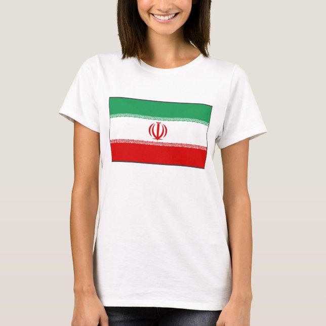 Iran Drapeau x Carte T-shirt (Devant)