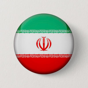 Iran Flag 2 Inch Round Button