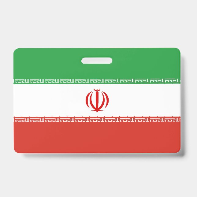 Iran flag badge (Front)