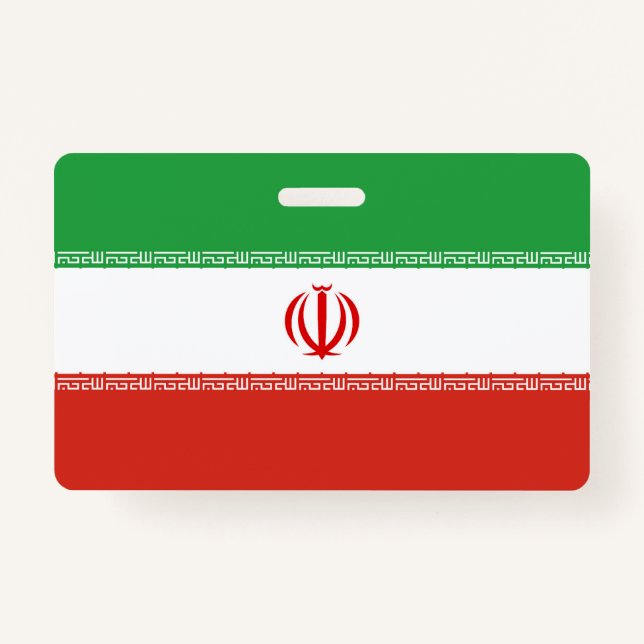 Iran flag badge (Front)