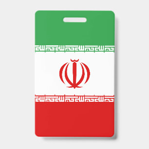 Iran Flag Badge