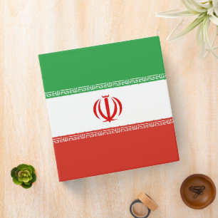 Iran flag binder