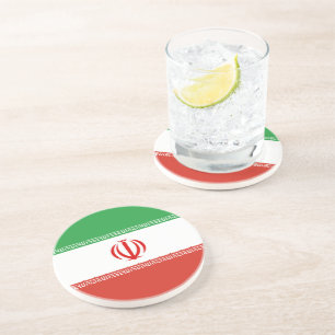 Iran flag coaster
