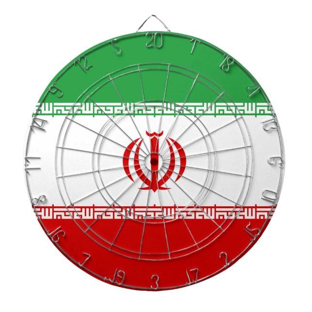 Iran Flag Dartboard (Front)