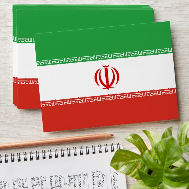 Iran flag envelope (Stacked)