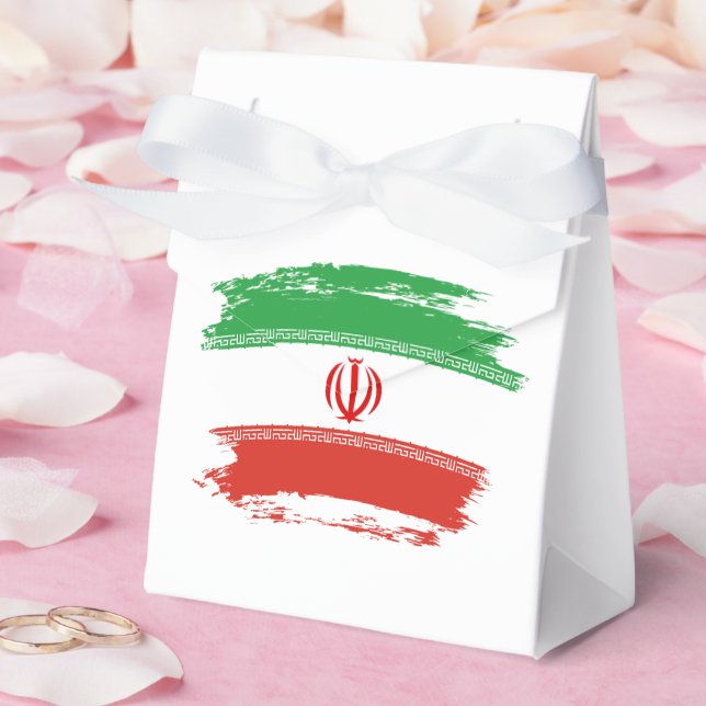 Iran flag favor box (Wedding)