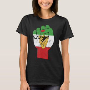 Iran flag, Iranian Lion Symbol, Iranian Lioness, F T-Shirt
