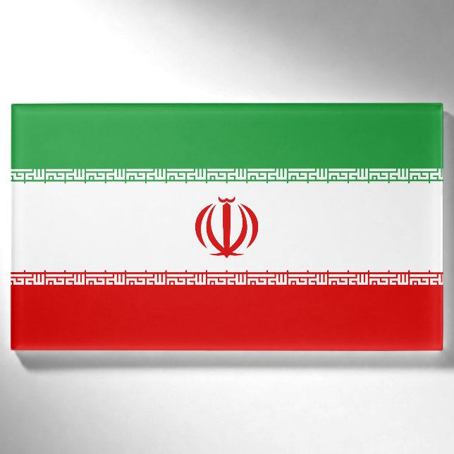 Iran Flag Name Tag (Front)