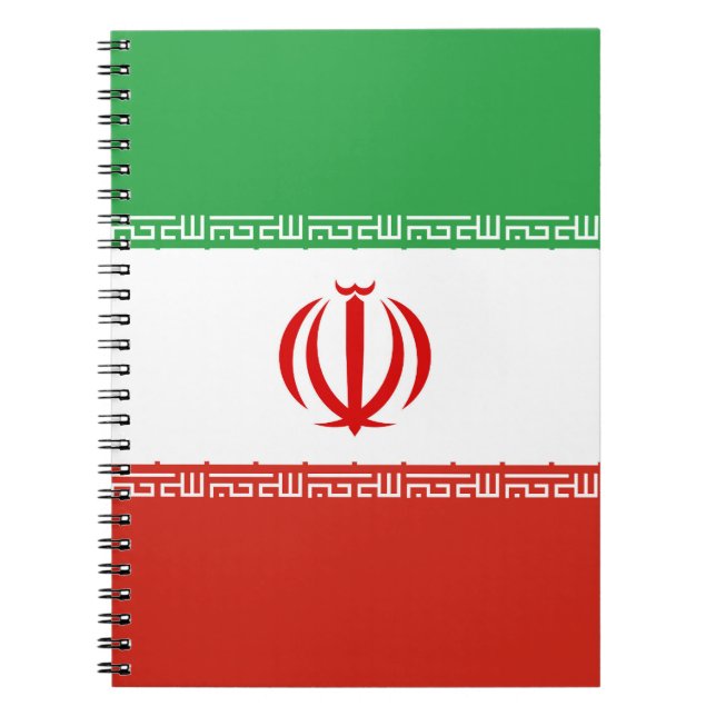 Iran flag notebook (Front)