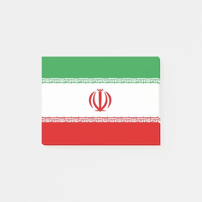 Iran Flag Post-it Notes (Front)