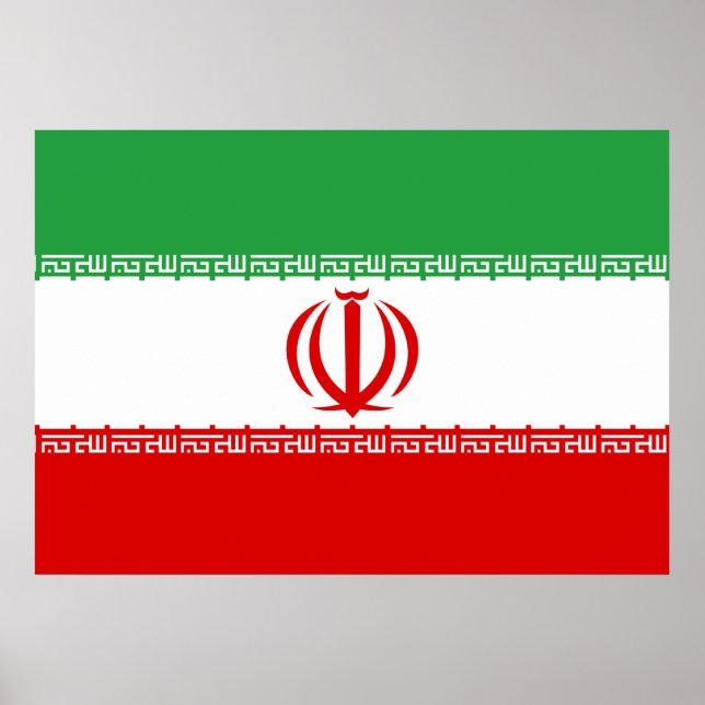 Iran Flag Poster (Front)