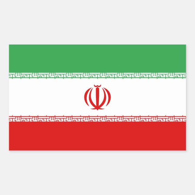 Iran Flag Sticker (Front)