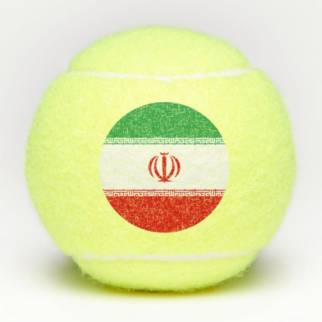Iran Flag Tennis Balls (Front)