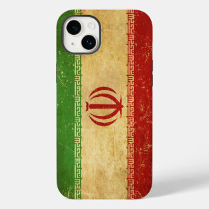 Iran Flag Vintage Design Case-Mate iPhone 14 Plus Case