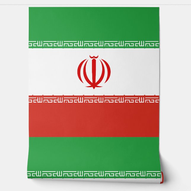 Iran flag wallpaper (Unrolling)