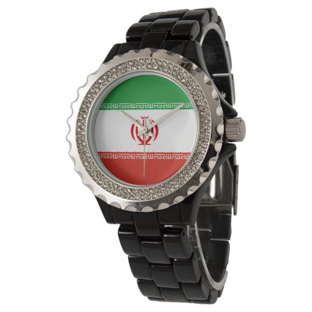 Iran flag watch (Angled)