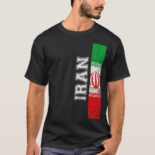 Iran Heritage Pride Country Support Iranian Flag T-Shirt
