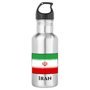 Iran (Iranian) Flag 532 Ml Water Bottle