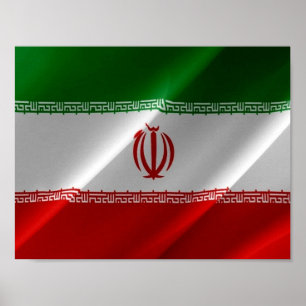 Iran - Iranian flag - Poster