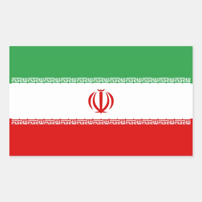 Iran/Iranian/Irani Flag Sticker (Front)
