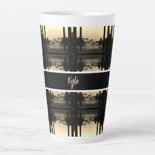 Iran Isfahan chehel sotun palace 1970 Latte Mug