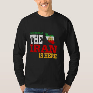 Iran Lion Sun Flag,Iran,Persian,Iran map,Flag of I T-Shirt