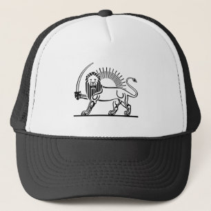 Iran Lion & Sun (Shir-O-Khorshid) Trucker Hat