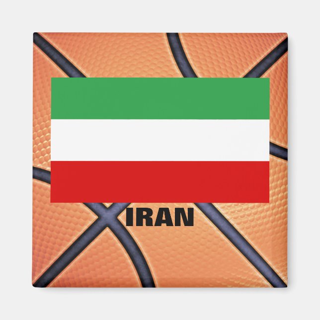 Iran National Basketball Team Magnet (Front)
