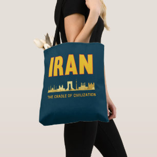 Iran Pride Iranian Persia Cradle of Civilization Tote Bag