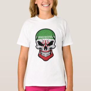 Iran Smiling Skull Flag T-Shirt
