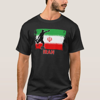 Iran Soccer Fan  2022 National Football Team Flag T-Shirt