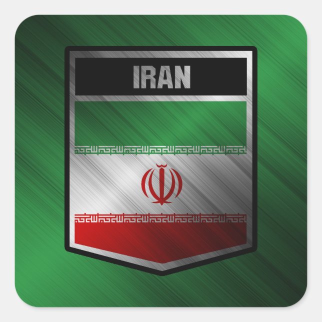 Iran Square Sticker (Front)