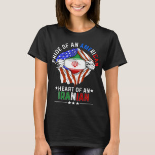 Iranian American Foreign Country Iran Flag T-Shirt