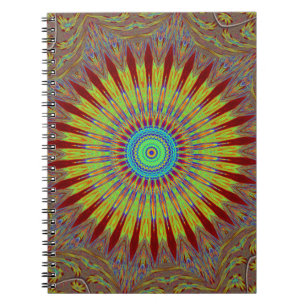 Iranian carpet  African ethnic tribal pattern.jpg Notebook