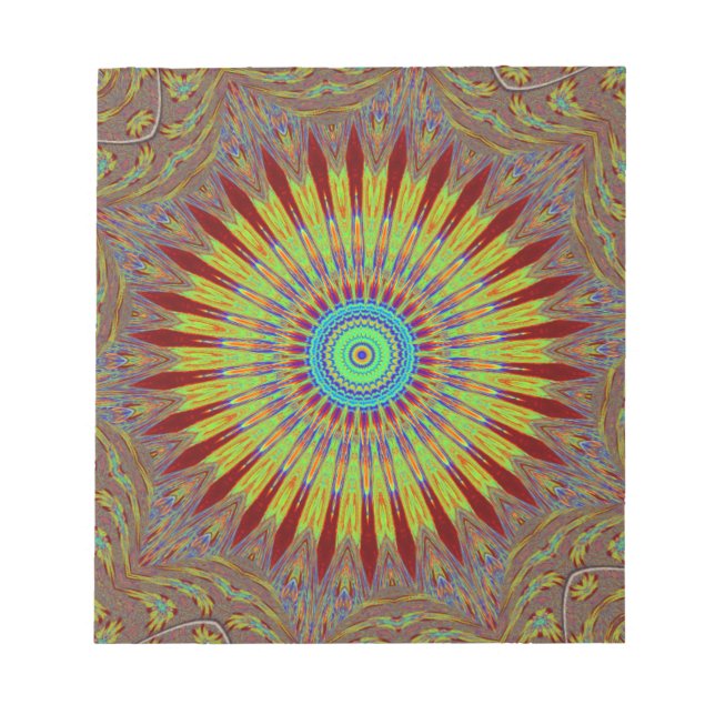 Iranian carpet  African ethnic tribal pattern.jpg Notepad (Front)