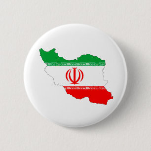Iranian Flag 2 Inch Round Button