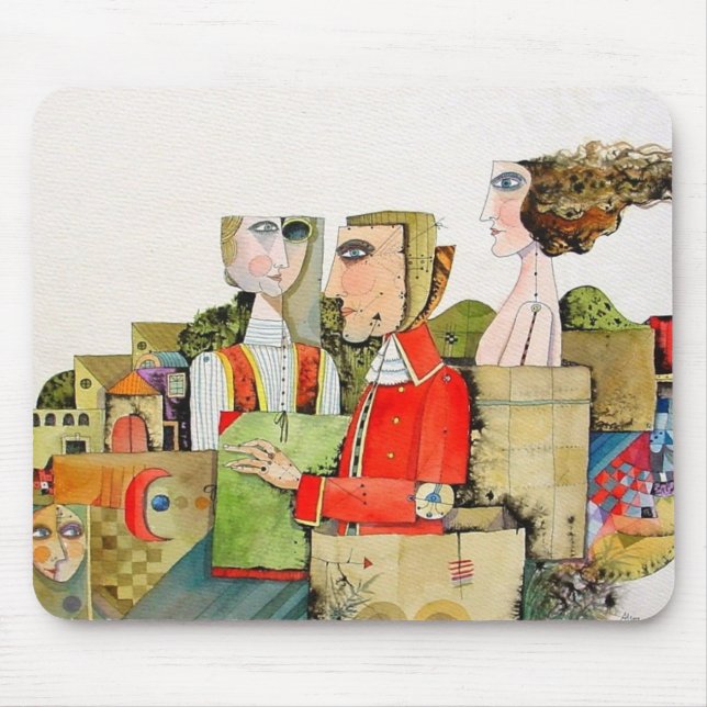 Iranian modern art mouse pad (Front)
