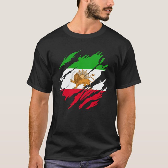 Iranian Persian Lion Iran T-Shirt (Front)