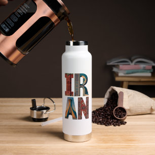 Iranian Pride Anti War Anti Neocon Water Bottle