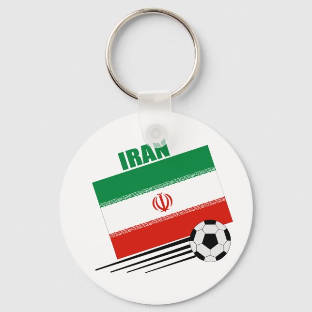 Iranian Soccer Team Keychain (Front)