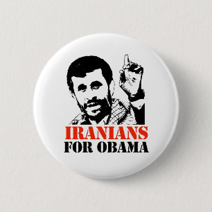 IRANIANS FOR OBAMA 2 INCH ROUND BUTTON
