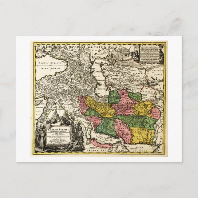 IranPanoramic MapIran Postcard (Front)