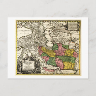 IranPanoramic MapIran Postcard